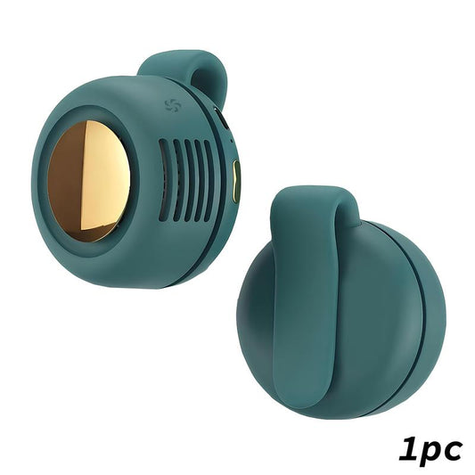 Portable Bladeless Mini Fan with Clip-On Design - 3-Speed Rechargeable Personal Cooling Solution for Outdoor and Indoor Use